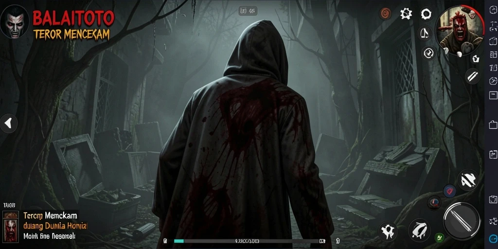 Gameplay seram di BALAITOTO yang menantang adrenalin.