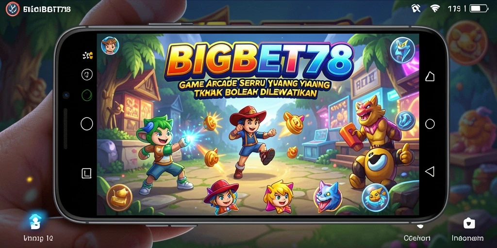 Screenshot gameplay BIGBET78 menampilkan aksi seru dalam game Arcade.