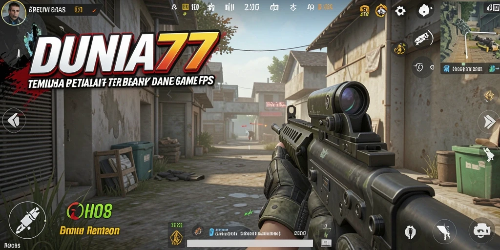 Tampilan seru dari gameplay DUNIA77 yang mendebarkan.