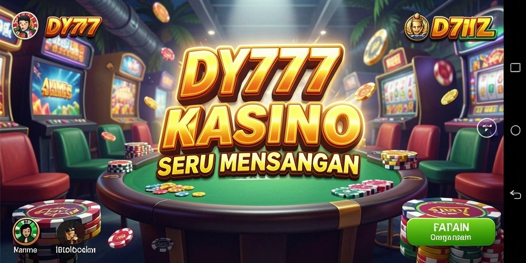 Tampilan menarik gameplay Kasino di DY777.