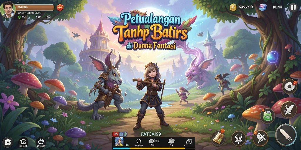 Tampilan menarik dari gameplay adventure di FATCAI99.