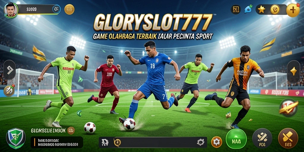 Tampilan gameplay seru dalam GLORYSLOT777 dengan berbagai cabang olahraga.
