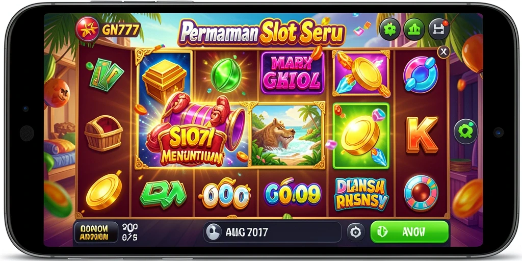 Tampilan gameplay GN777 yang menawan dan seru.