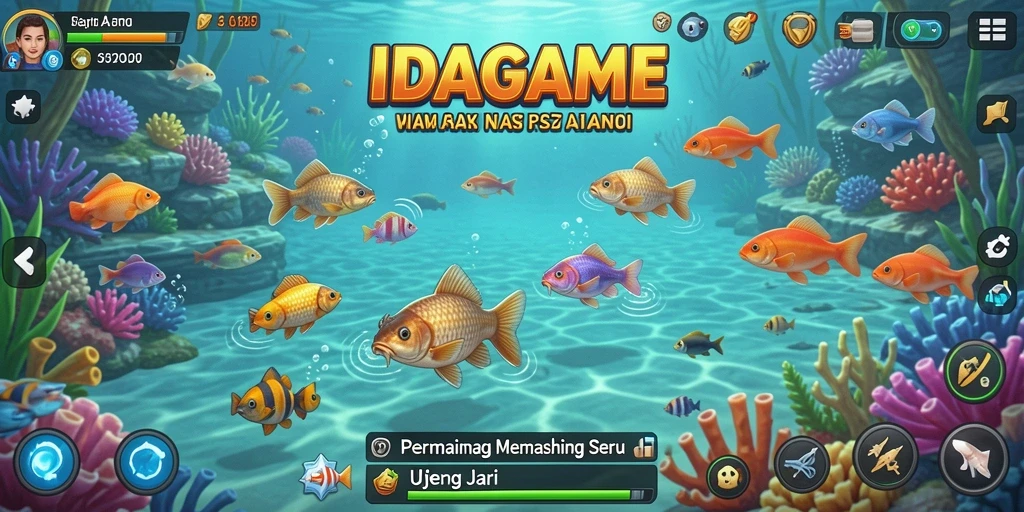 Tangkapan ikan yang menakjubkan dalam IDAGAME.