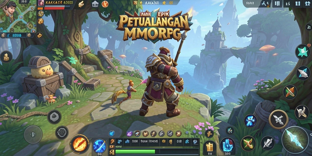 Tampilan gameplay KAKA303 yang mengasyikkan dan interaktif di dunia MMORPG.