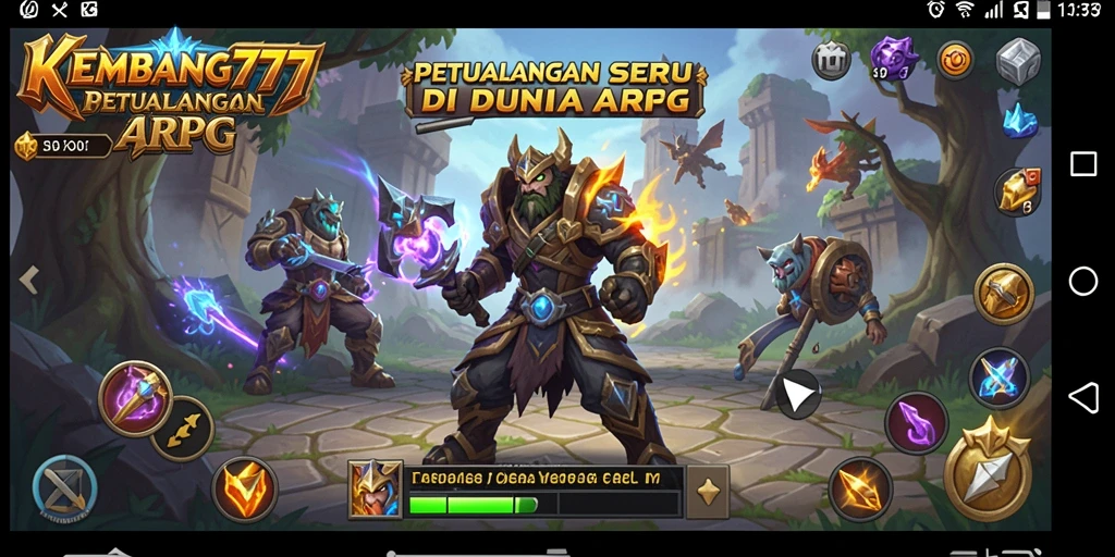 Screenshot gameplay <strong>KEMBANG777</strong> yang menunjukkan aksi pertempuran seru.
