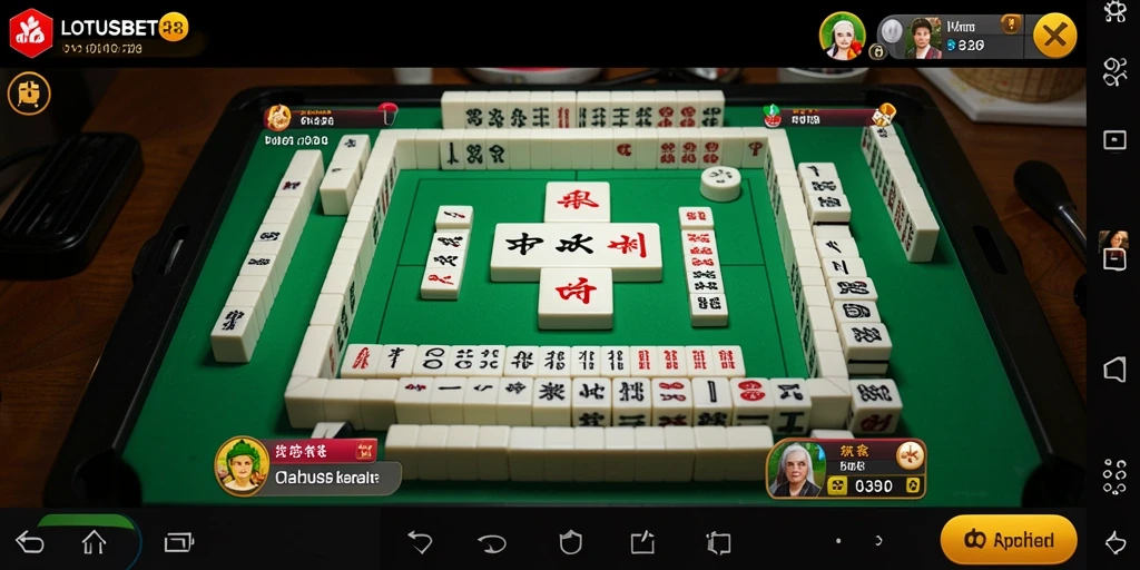 Screenshot utama LOTUSBET88 menampilkan gameplay seru Mahjong dengan grafis menarik.