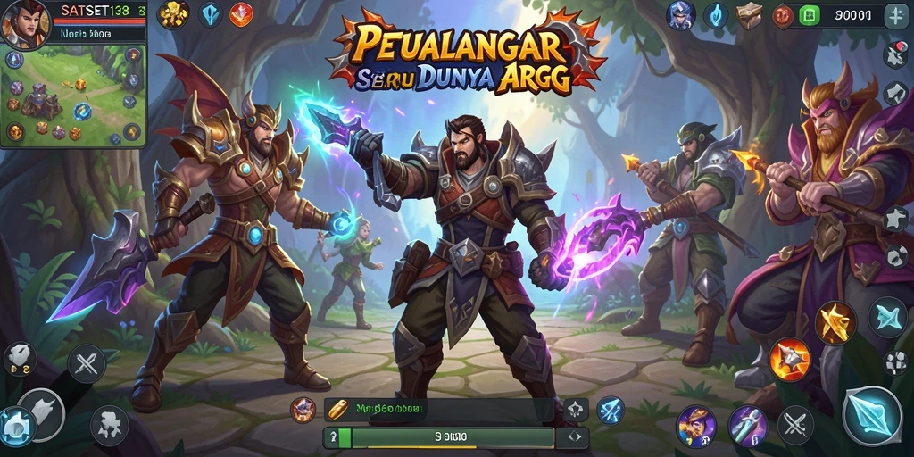 Gameplay mendebarkan di dunia fantasi ARPG SATSET138.